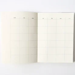 Best Muji Agenda mensual y semanal sin fechas A6