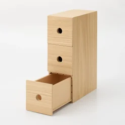 Sale Muji Almacenamiento de madera de 3 cajones