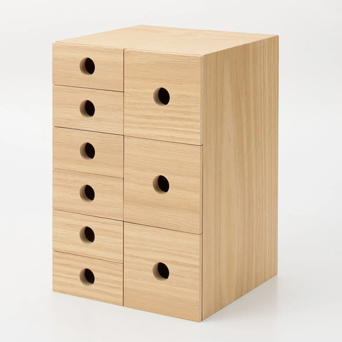 Best Muji Almacenamiento de madera de 6 cajones