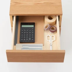Online Muji Armario de escritorio de madera de roble