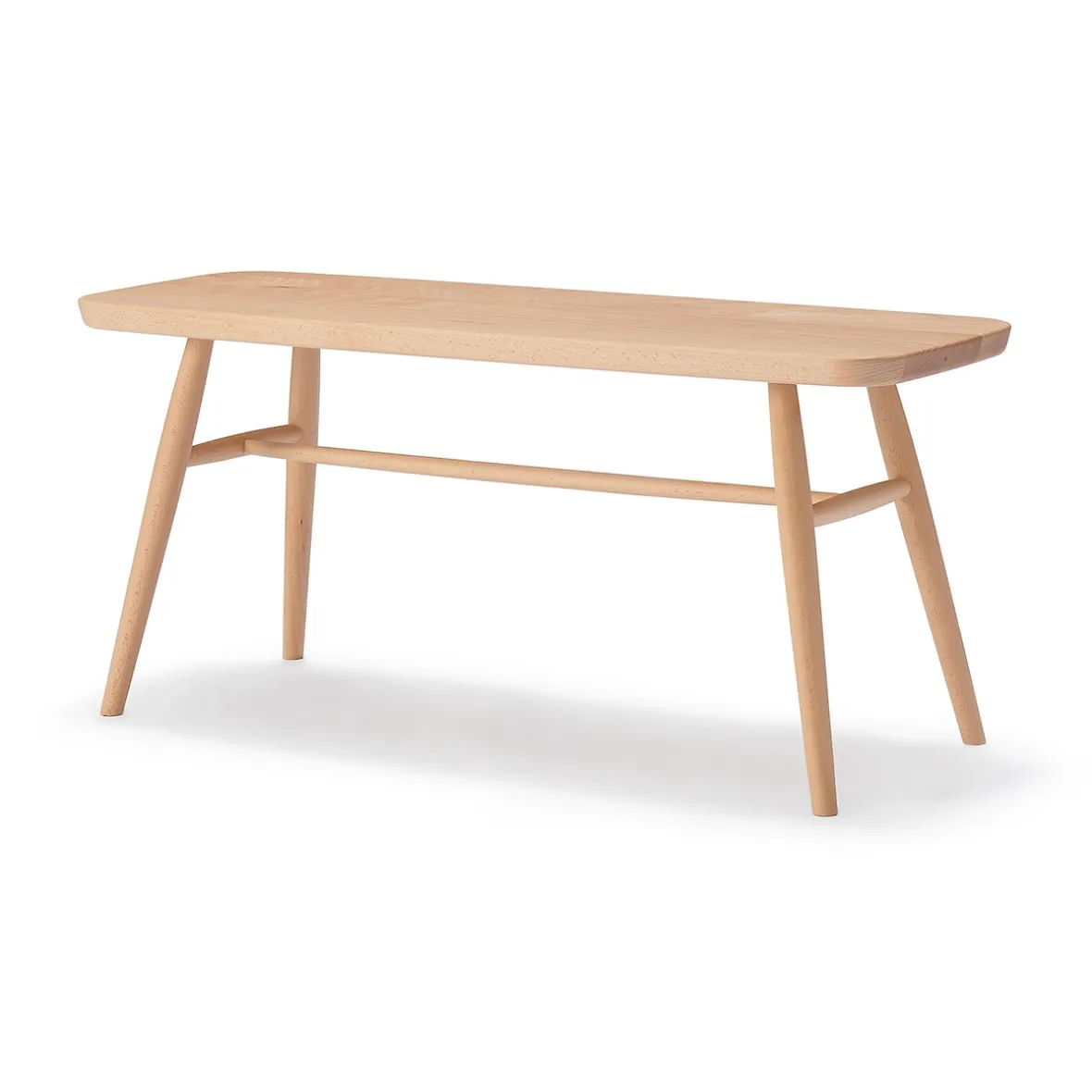 Hot Muji Banco con patas redondeadas de haya maciza