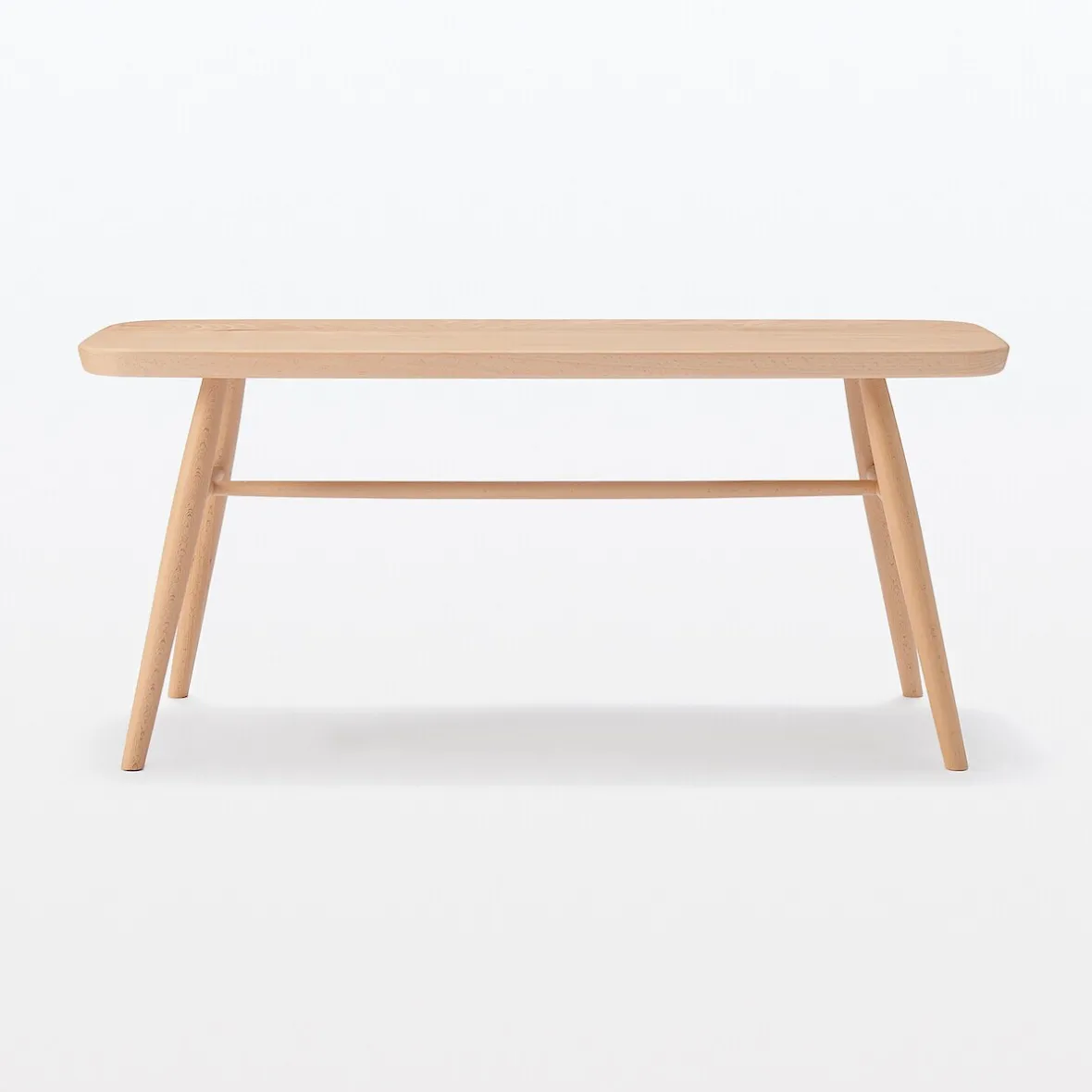 Hot Muji Banco con patas redondeadas de haya maciza
