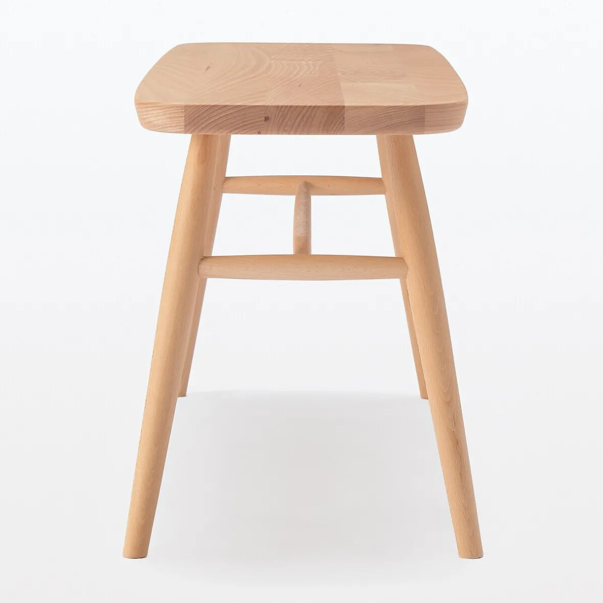 Hot Muji Banco con patas redondeadas de haya maciza