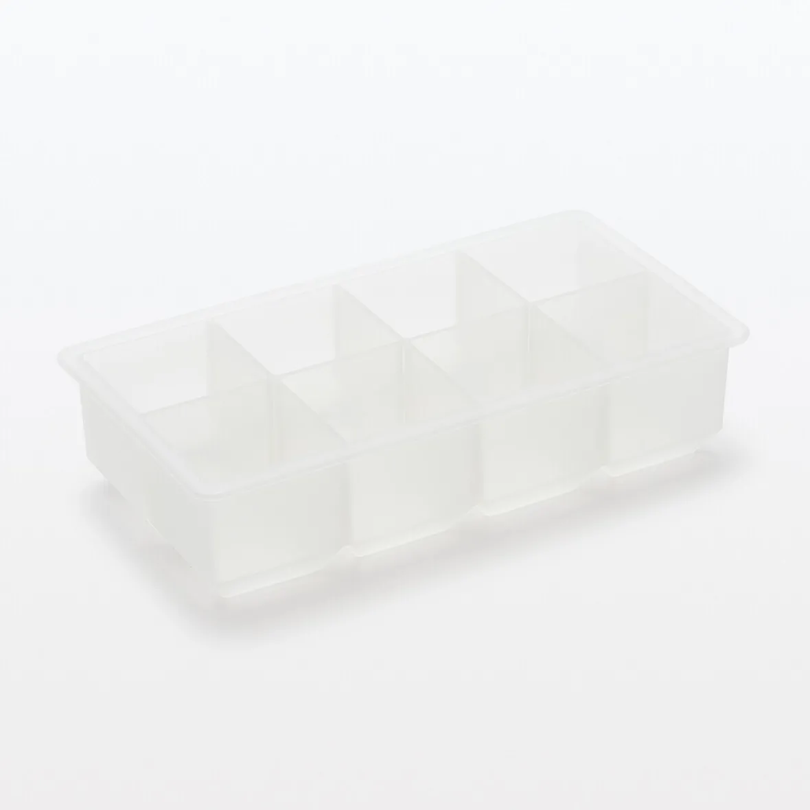 Online Muji Bandeja de Cubitos de Hielo de Silicona Cuadrada