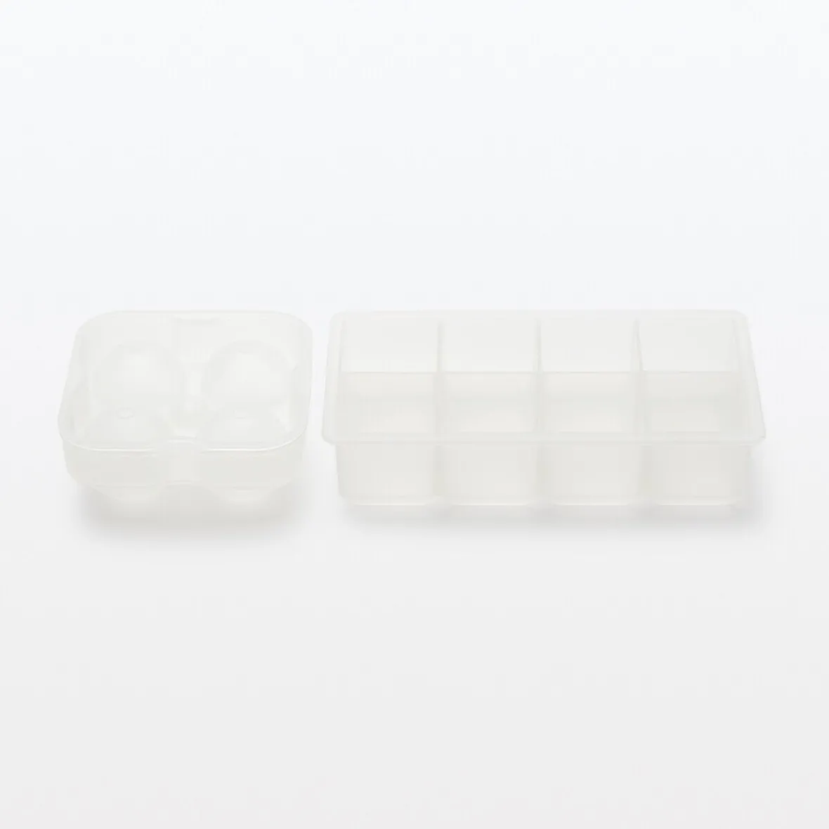 Online Muji Bandeja de Cubitos de Hielo de Silicona Cuadrada