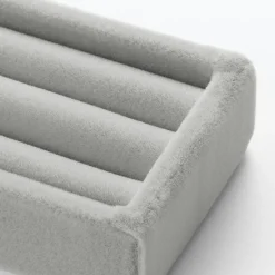 Muji Bandeja terciopelo para anillos, 5x12x2cm