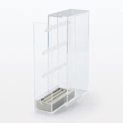 Muji Bandeja terciopelo para anillos, 5x12x2cm