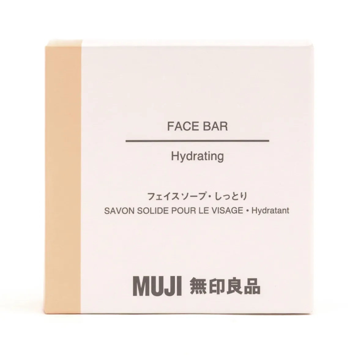 Online Muji Barra limpiadora facial hidratante vegana — formato viaje