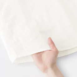 Discount Muji Blusa de gasa doble y mezcla de kapok para mujer