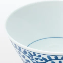 New Muji Bol de arroz Hasami Ware - Patrón arabesco, Grande