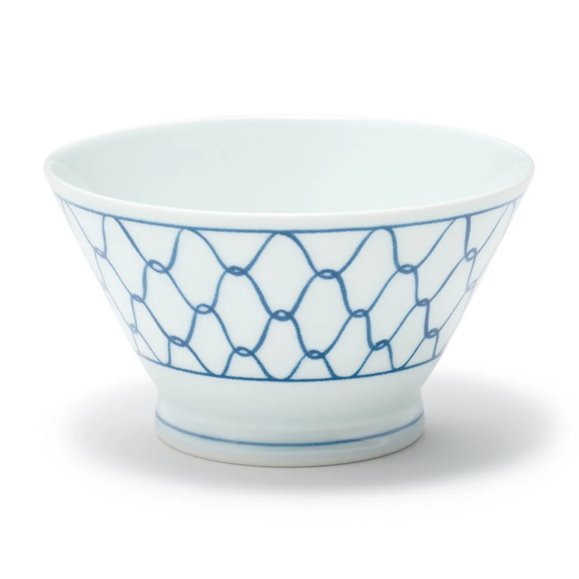 Clearance Muji Bol de arroz Hasami Ware - Patrón de malla, Pequeño