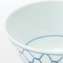 Clearance Muji Bol de arroz Hasami Ware - Patrón de malla, Pequeño