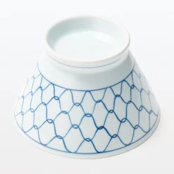 Best Muji Bol de arroz Hasami Ware - Patrón de malla, Grande