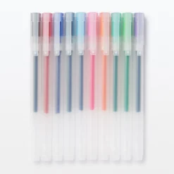 Best Muji Bolígrafo de gel de colores - 0,38 mm - Pack de 10