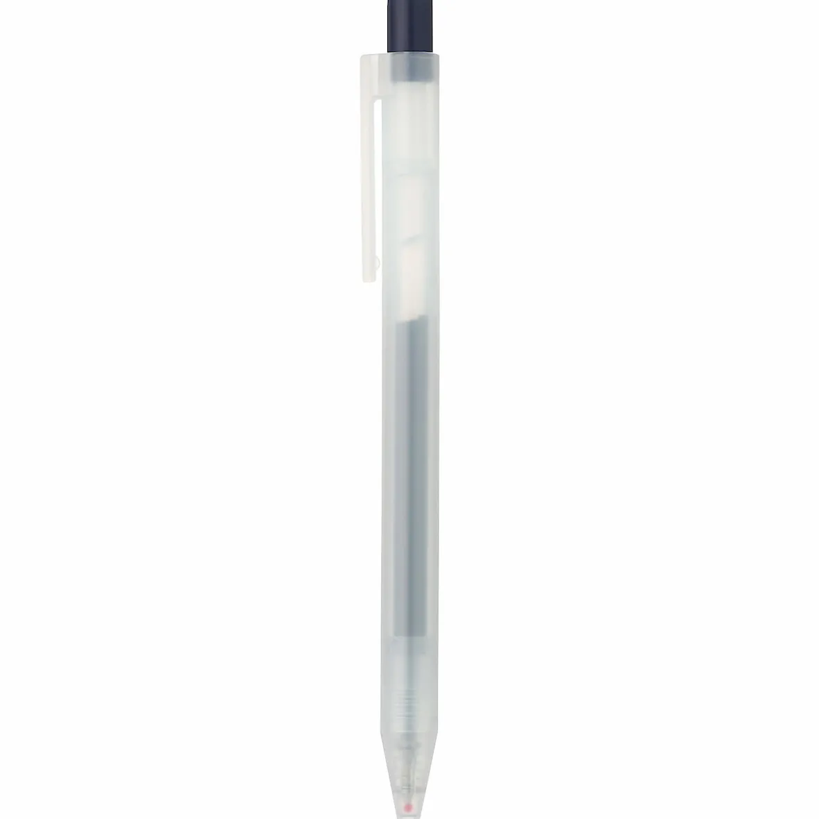 Muji Bolígrafo de gel retráctil azul marino - 0,5 mm - Pack de 10