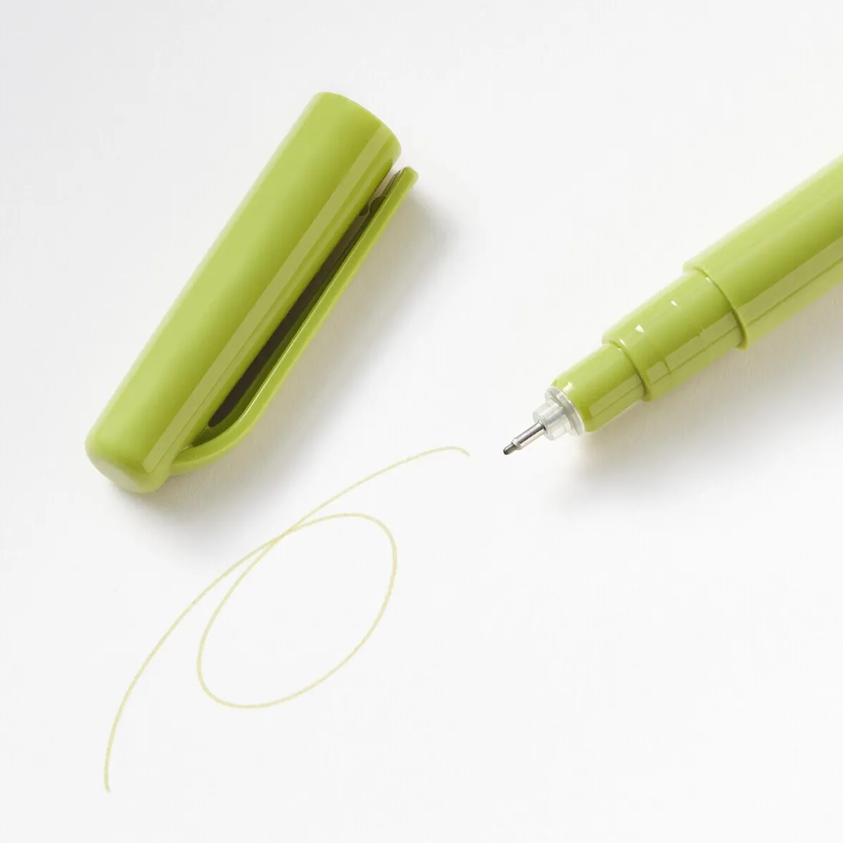 Best Muji Bolígrafo de punta fina a base de agua - 0,5 mm, Verde Oliva