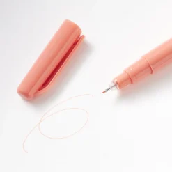 Muji Bolígrafo de punta fina a base de agua - 0,5 mm, Albaricoque