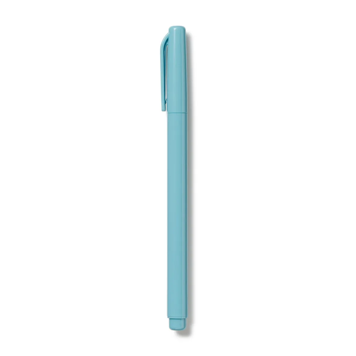 Muji Bolígrafo de punta fina a base de agua - 0,5 mm, Cian Grisáceo