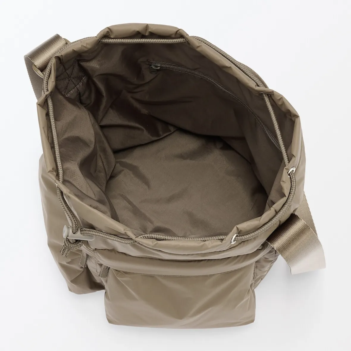 Hot Muji Bolsa acolchada de nylon reciclado repelente al agua