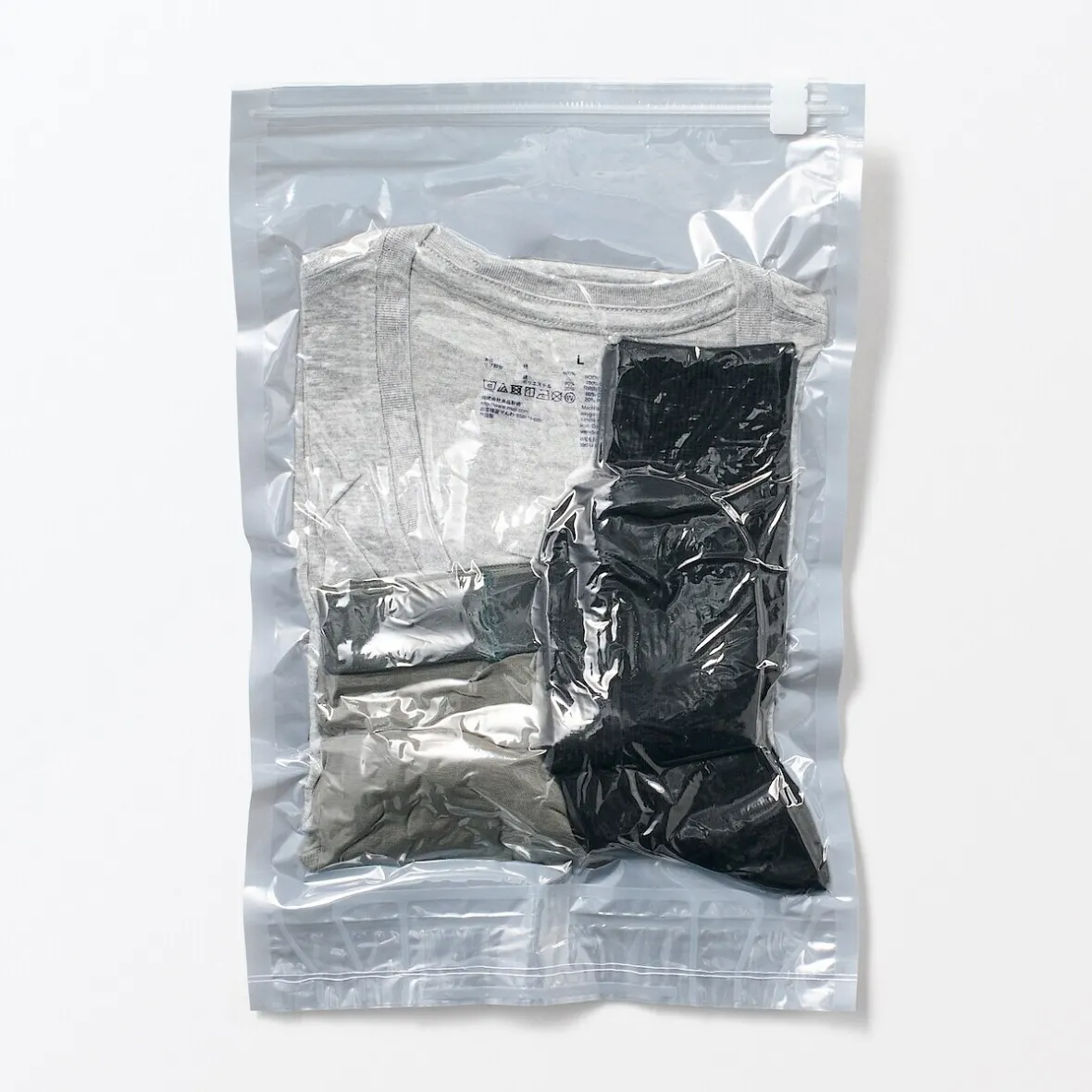 Outlet Muji Bolsa de compresión de polipropileno ‐ Conjunto de 2 pequeñas