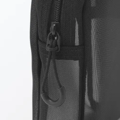 Hot Muji Bolsa de malla de nailon con cremallera - Pequeña