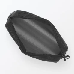 Muji Bolsa de malla de nailon con cremallera - Mediana