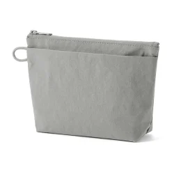 Outlet Muji Bolsa de nailon texturizada que se mantiene de pie ‐ Mediana