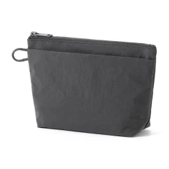 Outlet Muji Bolsa de nailon texturizada que se mantiene de pie ‐ Mediana