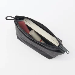 Hot Muji Bolsa de nailon texturizada que se mantiene de pie ‐ Pequeña