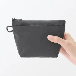 Hot Muji Bolsa de nailon texturizada que se mantiene de pie ‐ Pequeña