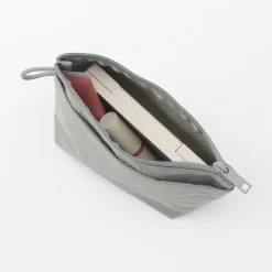 Hot Muji Bolsa de nailon texturizada que se mantiene de pie ‐ Pequeña