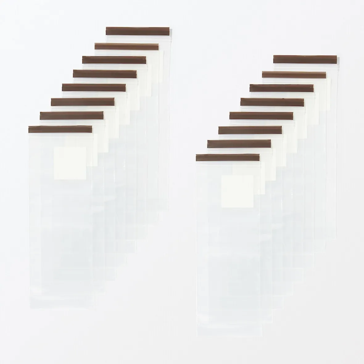 Outlet Muji Bolsas de doble sello para alimentos y congelador - Largas, paquete de 16