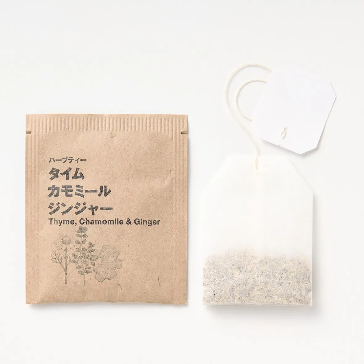 Sale Muji Bolsitas de té de Tomillo, Manzanilla y Jengibre 22x1,5g