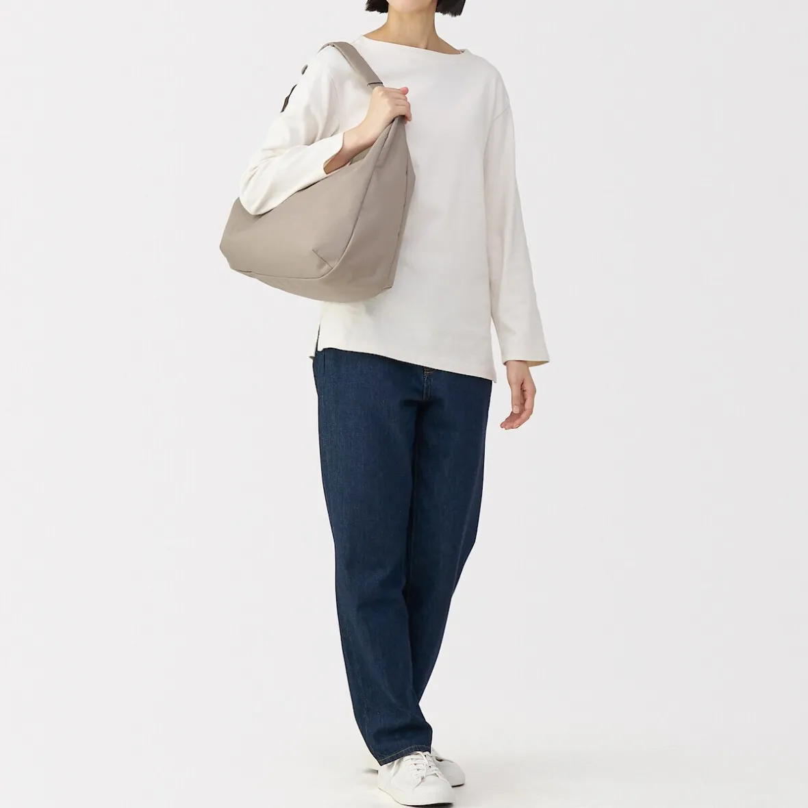 Muji Bolso bandolera de poliéster y 2 asas repelente al agua