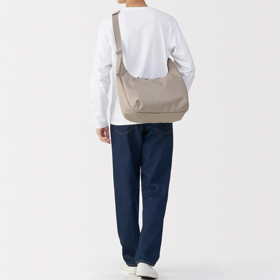 Muji Bolso bandolera de poliéster y 2 asas repelente al agua