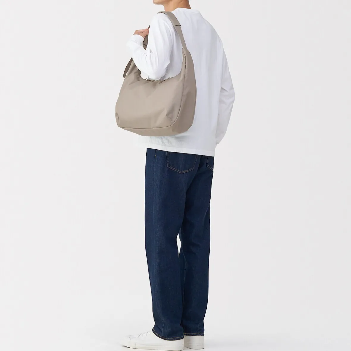 Muji Bolso bandolera de poliéster y 2 asas repelente al agua