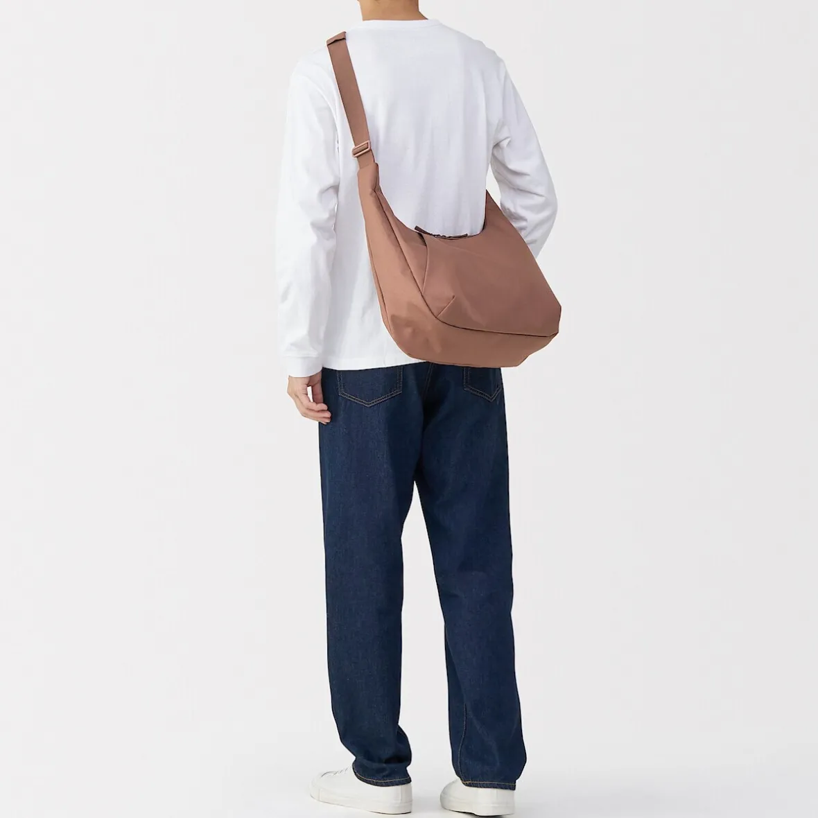 Muji Bolso bandolera de poliéster y 2 asas repelente al agua
