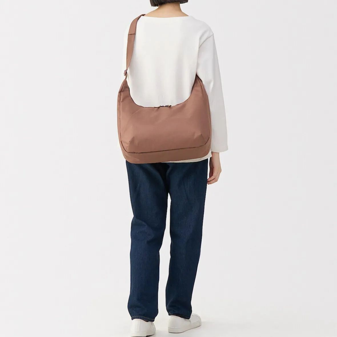 Muji Bolso bandolera de poliéster y 2 asas repelente al agua