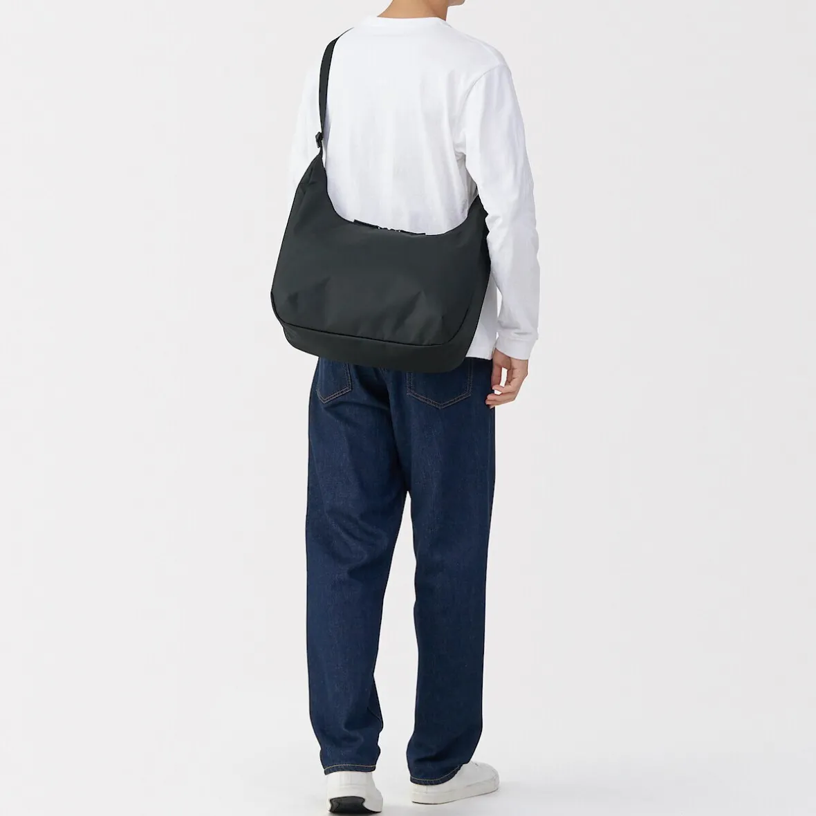 Muji Bolso bandolera de poliéster y 2 asas repelente al agua