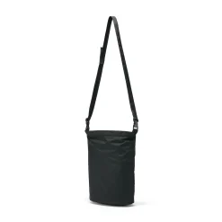 Outlet Muji Bolso bandolera pequeño repelente al agua y plegable Negro