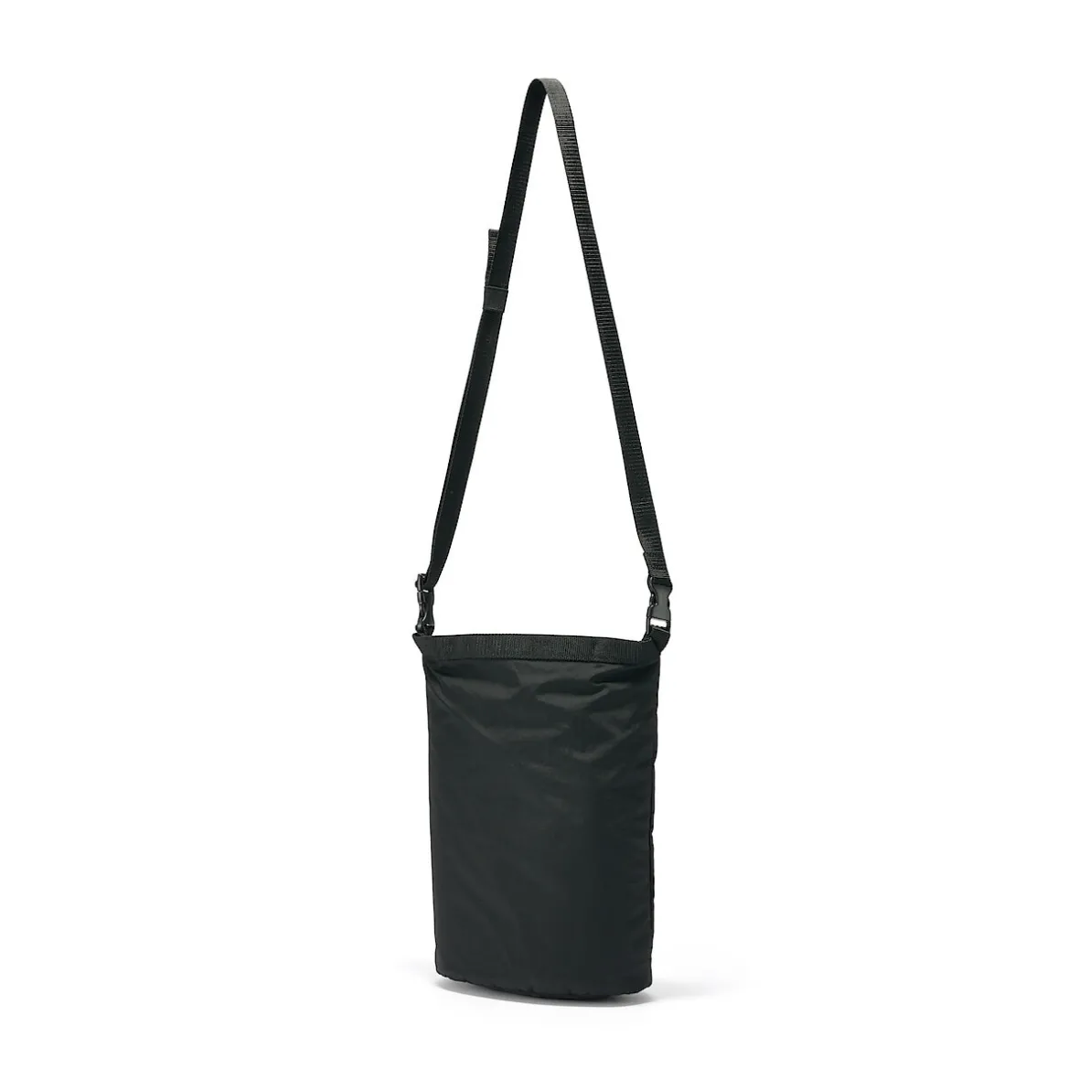 Outlet Muji Bolso bandolera pequeño repelente al agua y plegable Negro