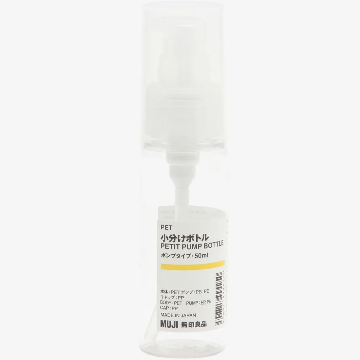 Sale Muji Botella dosificadora transparente ‐ 50ml