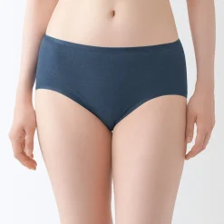 Sale Muji Braga acanalada de tiro alto para mujer