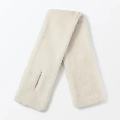 New Muji Bufanda de forro polar de poliéster reciclado