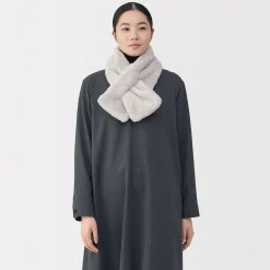 New Muji Bufanda de forro polar de poliéster reciclado