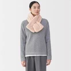 New Muji Bufanda de forro polar de poliéster reciclado