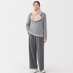 New Muji Bufanda de forro polar de poliéster reciclado