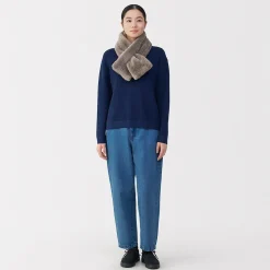 New Muji Bufanda de forro polar de poliéster reciclado