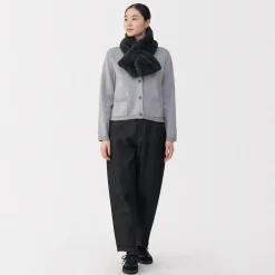 New Muji Bufanda de forro polar de poliéster reciclado