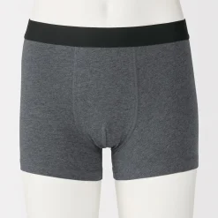 Outlet Muji Bóxers de punto de algodón para hombre